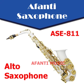 Afanti Muzikos Eb tonas / Nikeliuotas Eb Alto Saxophone (ASE-811)