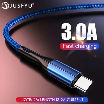 1m 2m Tipo C Usb cabel Snelle Opladen Už Xiaomi Redmi Pro 7 Pastaba USB Cabel Samsung / HUAWEI Mobiele Telefoon Duomenų Cabel
