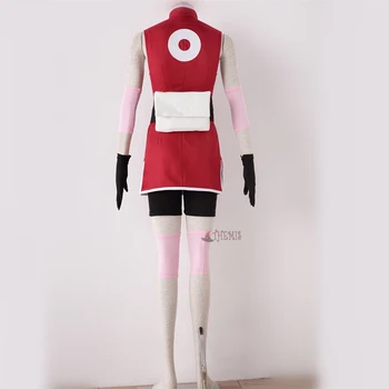 Athemis Anime Haruno Sakura Cosplay Kostiumų užsakymą pagaminti Aukštos Kokybės Suknelė