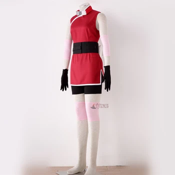 Athemis Anime Haruno Sakura Cosplay Kostiumų užsakymą pagaminti Aukštos Kokybės Suknelė