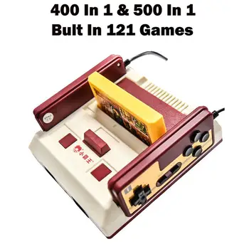 Naujas Subor D99 Vaizdo Žaidimų Konsolės Klasikinės Šeimos TELEVIZIJA, Vaizdo Žaidimų Pultai Grotuvas su 400 IN1+ 500 IN1 Žaidimai Kortomis