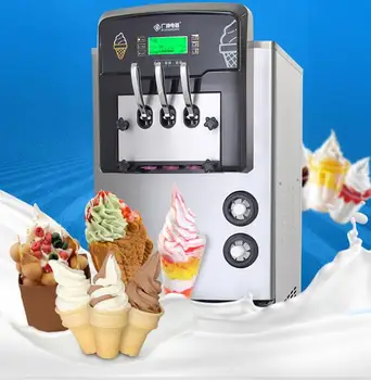 7.2 L*2 Ledų Mašina Komercinės Visiškai Automatinis Soft Ice Cream Maker Šviežių Palaikymo Sistema Ir Precooling Funkcija BX3368CER-D2