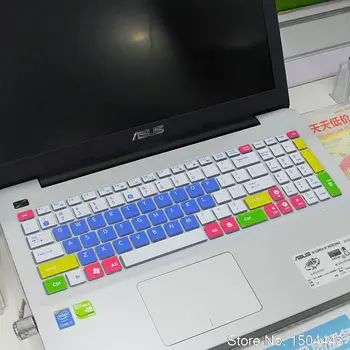 15.6 colių nešiojamojo kompiuterio klaviatūros Silicio Apsaugos Klaviatūros Dangtelio apsaugos Asus N56vb FX50JK W519L VM510L R557L Y581C F550VB