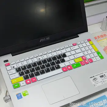15.6 colių nešiojamojo kompiuterio klaviatūros Silicio Apsaugos Klaviatūros Dangtelio apsaugos Asus N56vb FX50JK W519L VM510L R557L Y581C F550VB