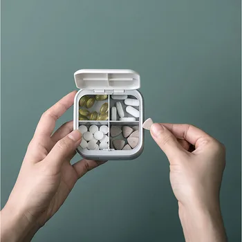 Savaitės Rūšiuoti Lankstymo Vitamino Medicina Tablet Narkotikų Tabletes, Dėžutę Atveju Nešiojamų Konteinerių Užrašinė Maišelyje Priedai