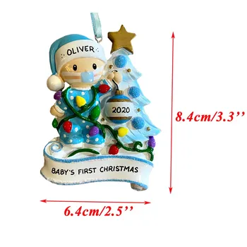 Kūrybos Kalėdų Papuošalų Pakabučiai Kalėdų Medžio Kabo Dekoracija namuose Naujųjų Metų Dekoras Vaikų Žaislai Navidad Gimdymo Noel Dovana