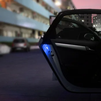 2vnt Automobilio Duris Žibintai LED Perspėjimas Stabdžių Susidūrimo Magnetinio Mirksi Lemputė, Automatinis Blykstės Šviesa Saugos Signalas, Lipdukai ant Automobilių