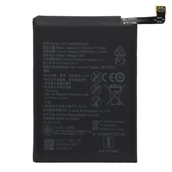 Originalus antirr HB386280ECW Li-ion telefono baterija Huawei honor 9 P10 Ascend P10 3200mAh