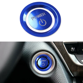 Jungiklio Mygtuką, apdailos dangtis Auto Blue Pradėti Aukštos Kokybės Naujausias