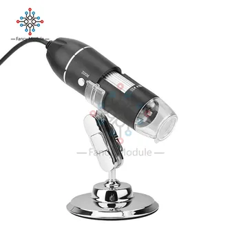 Diymore Nešiojamas USB Skaitmeninis Mikroskopas 500x/1000x/1600x Didinimo Endoskopą su 8 Led Laikiklis, skirtas Mac/Lange/Linux