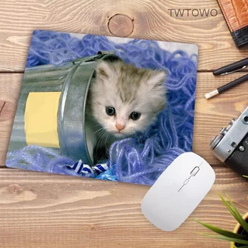 Cute Kačių Office Pelių Žaidėjus Minkštas Greitis Pelės Mygtukai Dydis 18X22CM Žaidimų Mousepads Didelis Skatinimas!