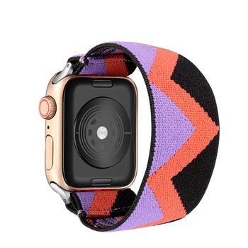 1Pc Nailono Kilpos Diržas, Apple Watch Band Dvigubo Sluoksnio Tampri Wristbelt Gumelės Apyrankės Dirželio Pakeitimo Watchband Dropship