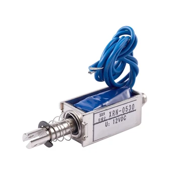 Solenoido magnetinis elektros tipo push / pull 10 mm DC 12 V 2.1 kg jėga