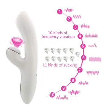 IKOKY Clit Stimuliacija 10 Greičio G spot Spenelių Gyvis Čiulpti Vibratoriai Sekso Žaislai Moterims, Suaugusiems