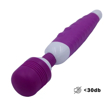 12 Greičio Vibracija, Magic Wand Vibratorius Moterims Seksas Masturbator USB Įkrovimo Klitorio Stimuliatorius Didelis AV Vibratorius, Sekso Žaislai