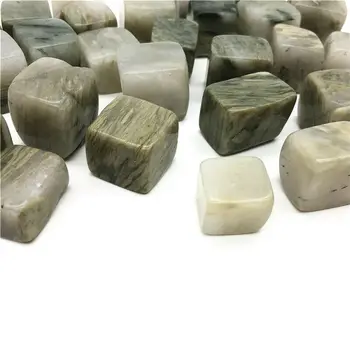 Drop Laivyba 100g Natūralaus Green Lace Jade Poliruoti Cube Crystal Akmenų Gydymo Akmuo Dovanos Natūralių Akmenų ir Kristalų