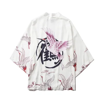Cosplay Vyrai Moterys Yukata Moterų Marškinėliai Palaidinė Tradicinių Kimono Yukata Cardigan Vyrų Paplūdimio Plonas Azijos Drabužių Japonija Kimonos