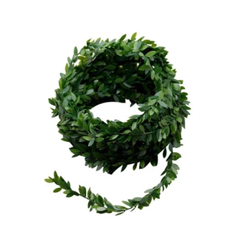 Sodo Lapų Girlianda Šalies Namų Dekoro Gėlių Padirbtų Augalų Virvę Office Dirbtinis Ivy Green Leaf Rotango String 