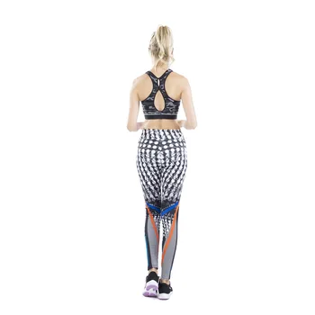 Sprogstamųjų kelnės geometrinis spausdinti slim sweatpants legging pieštuku kelnės moterims moteriški plius dydis mados antblauzdžiai