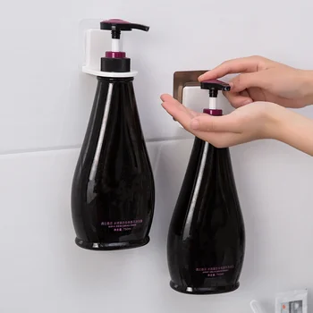 Lipnios vonios sienelės montuojamos dušo gelis, šampūnas, butelio laikiklį Siurbimo sienos traceless Kablys Vonios kambarys Įrankis