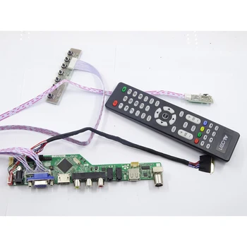 Rinkinys LP156WHU-TLA1/TLB1/TLAA 1366x768 VGA LCD Nuotolinis Ekranas Audio HDMI Skydelis USB 40pin Valdytojas Doard TV LVDS Ekranas AV