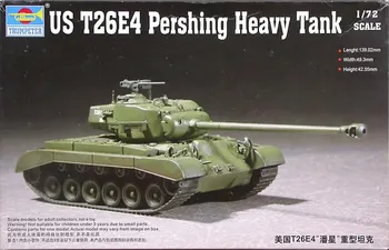Trimitas 07287 1:72 Amerikos T26E4 sunkusis tankas Asamblėjos modelis