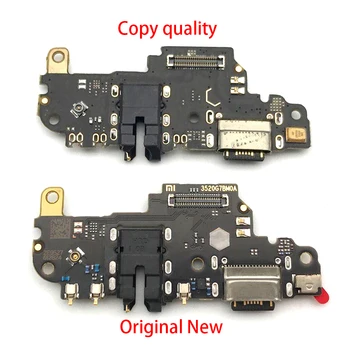 Už Xiaomi Redmi K30 Dock Connector Micro USB Įkroviklio Įkrovimo lizdas Flex Kabelis Lenta Su Mikrofonu atsarginės Dalys