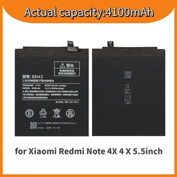 Supersedebat BN43 Baterija Xiaomi Redmi Pastaba 4x Akumuliatorius, Bateria už Redmi Pastaba 4X 4 X 5,5 colių Baterijos Remonto Įrankių Rinkiniai