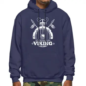 Kanpa Rudenį Naujų Mados Vyrų Viking simbolis Hoodies Asmenybės Modelio Spausdinimo Hoody Vyrams Treniruotės Viršuje Streetwear Susagstomi megztiniai