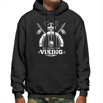 Kanpa Rudenį Naujų Mados Vyrų Viking simbolis Hoodies Asmenybės Modelio Spausdinimo Hoody Vyrams Treniruotės Viršuje Streetwear Susagstomi megztiniai