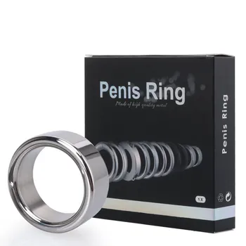Sekso Žaislai, Nerūdijančio Plieno Gaidys Žiedas Metalo Nedelsiant Varpos Žiedas Vyrų Užraktas Spermos Įvestas Žiedas Penis Extender Suaugusiųjų Sekso Žaislais Vyrams Gėjų