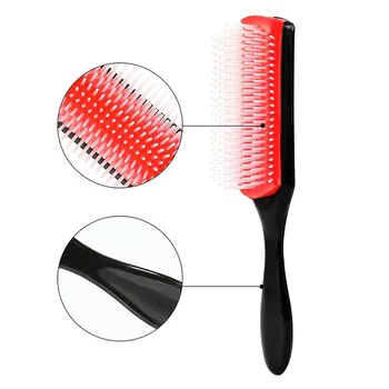 2vnt/Komplektas Anti-Static, plaukų kirpimo Šukos plaukų iššukavimo Plastiko Tiesinimo Šukos Kirpykla Plaukų Skirtingos Konstrukcijos Šukos Rinkinys