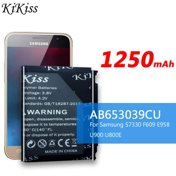 Samsung S7330 F609 E958 U900 U800E Mobiliojo Telefono Replacemeny Baterija 1250mAh AB653039CU