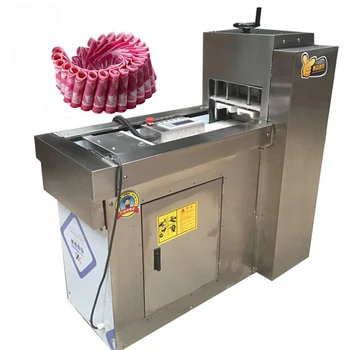 Aukšto Efektyvumo Šaldytos Mėsos Vyniotinis Slicer Mašina