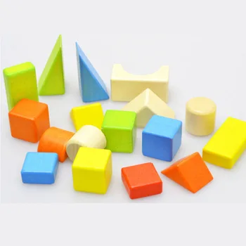17pcs vaikų Žaislų Spalvinga Priekaba Kūrimo Bloką Vaikams, Žaislai, Interaktyvios Nušvitimą Montessori Vaikų Ankstyvojo Ugdymo Mediniai Žaislai