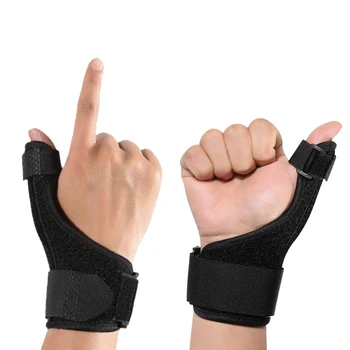 Reguliuojamas Piršto Turėtojas Raštas Petnešomis Medicinos Sporto Riešo Thumbs Rankas Artritas Įtvaras Parama Apsaugos Darbuotojas Pavara