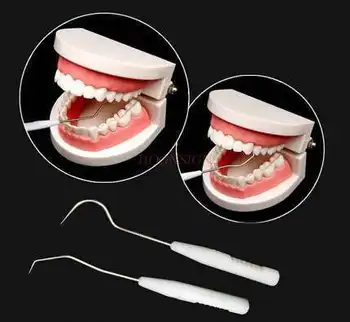 Pažymėkite Pin Nešiojamų Erkių Artefaktas 304 Nerūdijančio Plieno, dantų krapštuką Superfine Dantų Kablys Mini Žodžiu Įrankis Trijų dalių Pardavimas