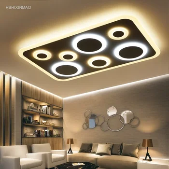 Naujas LED Akrilo Lubų Šviesos Stačiakampio formos Atmosfera Kambarį Stilingas Šiuolaikinės Miegamasis Restoranas Studijų Lubų šviesos 110-240V