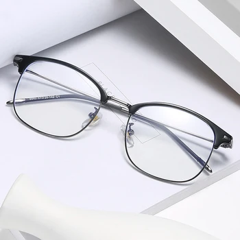 2020 naujos anti-mėlyna šviesa akinius TR90 retro patogus akiniai, rėmeliai vyrų ir moterų tendencija dekoratyvinis plokščio veidrodžio.
