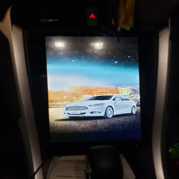 2 Din Automobilio Radijo Tesla Stiliaus 12.1 Colių Android 9.0 Automobilių GPS Navigacijos, DVD Grotuvo Ford Mondeo Sintezės MK5 2013-2017 FM Vienetas