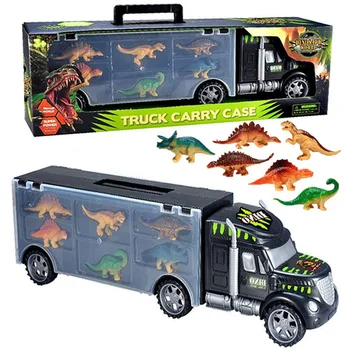 Automobilių Žaislai Berniukams, Plastikiniai Interaktyvi Automobilių Žaislai Vaikams Diecast Dinozaurų Automobilių, Sunkvežimių Žaislas Transporto Priemonė, Vaikams Gimtadienio Dovana