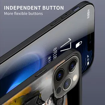 Telefono dėklas skirtas iPhone 11 12 Max Pro 7 8 Plius 6 6S Plus X XS Max XR SE(2020 m.). Minkštos TPU Padengti Coque Peaky Laukai Vyras