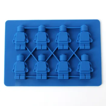 Ledo Kubelių Forma Silikono Šokolado Pelėsių Bakeware Įrankiai Laimingas Kepimo Aikštėje Žaislas 
