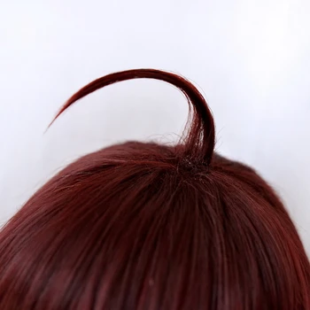 Gueira Perukas Anime PROMARE Proto Burnish Cosplay Perukas, Juodas Raudonas Atsparus Karščiui Sintetinių Plaukų Helovinas Gueira Cosplay Hairpiece