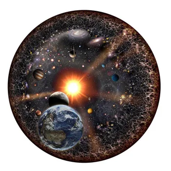 Suaugusiųjų Kosmoso Dėlionės Visatos Įspūdį Apvalios Dėlionės Serija Suaugusiųjų Puzzle 1000 Vienetų Erdvės Įspūdį Visatos Įspūdį Apvalios F4