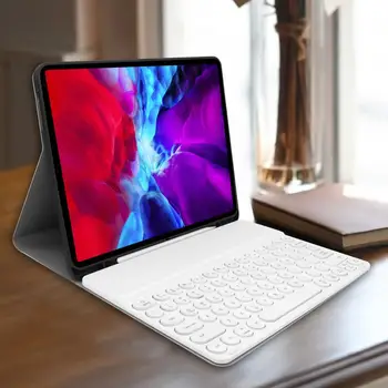 Backlit keyboard Case For iPad Pro 12.9 2020 M. 2018 Atveju Ultra Plonas Stovas Auto Pabusti Miego funda Dėl Naujojo 