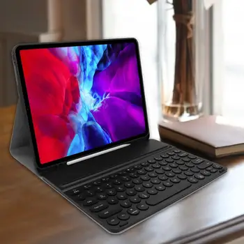 Backlit keyboard Case For iPad Pro 12.9 2020 M. 2018 Atveju Ultra Plonas Stovas Auto Pabusti Miego funda Dėl Naujojo 