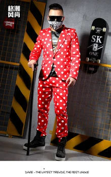 M-5XL ! GOGO juosta Vyrų dainininkas klubą DJ MC DS etape parodyti kostiumai punktas banga taško kostiumai Tinka Slim Suknelė !