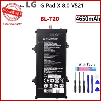 Originalus 4650mAh BL-T20 BLT20 Telefono Baterija LG G Pad X 8.0 V521 Telefonas Aukštos kokybės Baterija, Su Įrankiais+Sekimo numerį