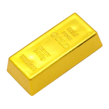 Pranešk Apie Netikrą Aukso Juosta Tauriųjų Metalų, Plastiko, Aukso Modeliavimas Paperweigh Rekvizitai Stalo Dekoro Žaislas